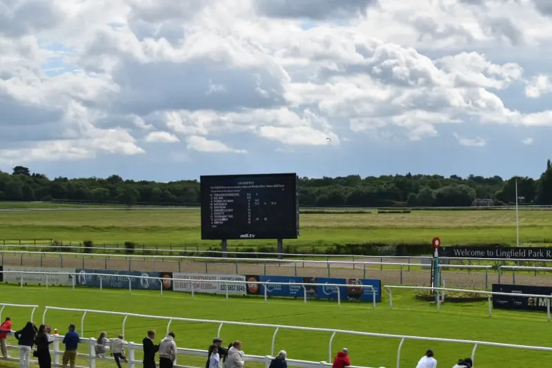 Lingfield Racecourse Winning Post